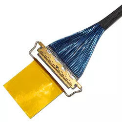 OEM ODM VDE SAA CB 40 पिन एलसीडी केबल Ipex 40pin 20633-240T-01S