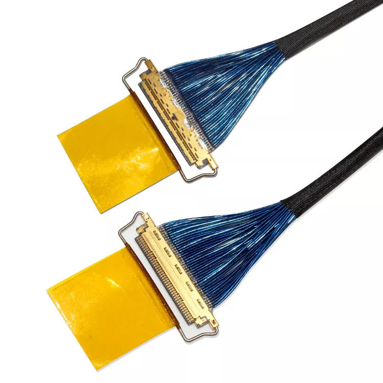 OEM ODM VDE SAA CB 40 पिन एलसीडी केबल Ipex 40pin 20633-240T-01S