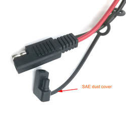 SAE से SAE Y स्प्लिट 1 टू 2 वे बैटरी चार्ज केबल 2 पोल 120A 600V