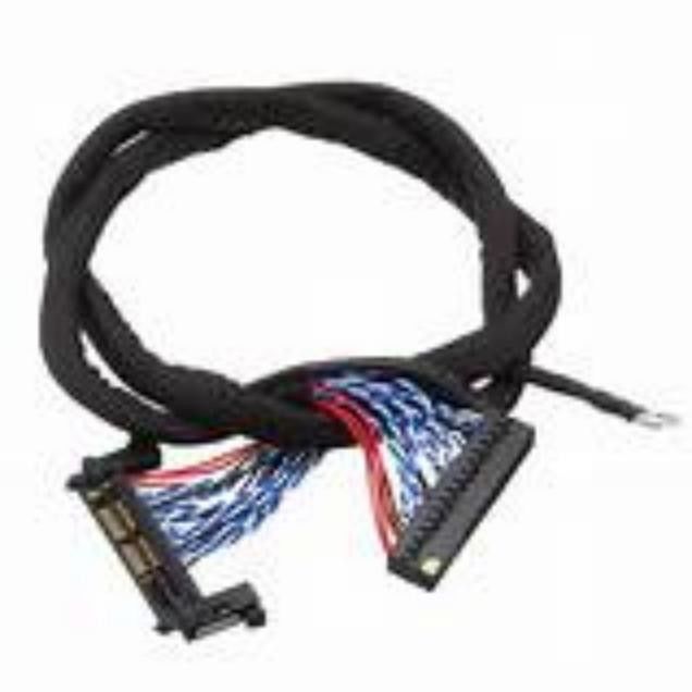 ऑटोमोटिव डिस्प्ले सिस्टम के लिए लौ retardant कनेक्टर UL VW-1 के साथ LVDS केबल