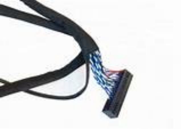 ऑटोमोटिव डिस्प्ले सिस्टम के लिए लौ retardant कनेक्टर UL VW-1 के साथ LVDS केबल