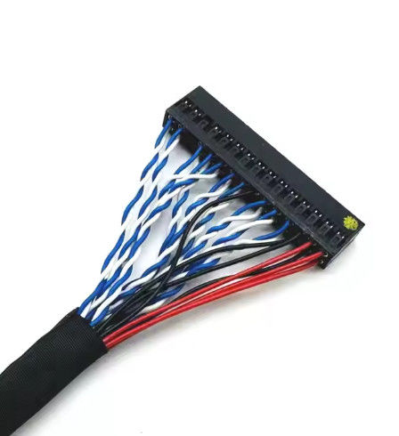 औद्योगिक मॉनिटर के लिए कस्टम केबल डिजाइन एलवीडीएस सिग्नल केबल ️ I-PEX/JAE/HIROSE संगत