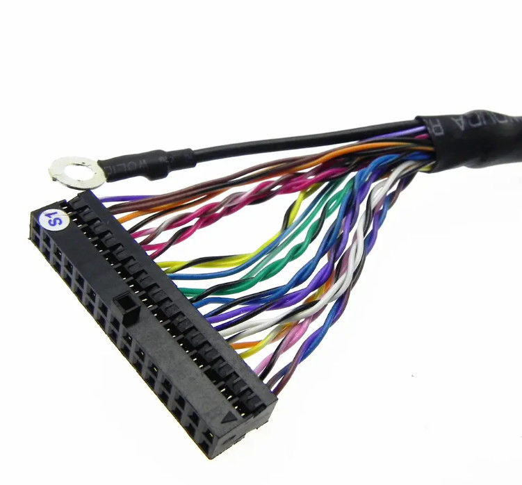 UL VW-1 रेटेड 1-5m LVDS डिस्प्ले केबल AWG26-28 कॉपर कंडक्टर के साथ
