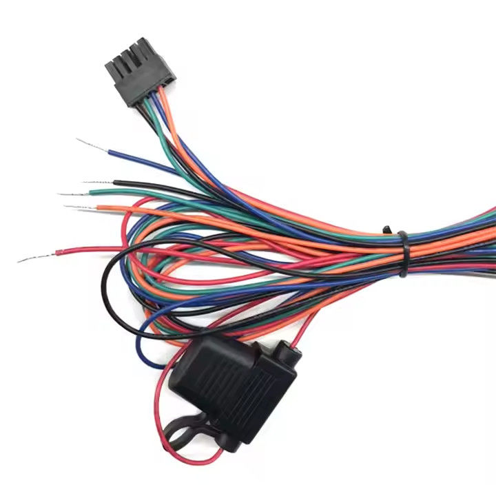 टिकाऊ वाहन UL 1007 22awg केबल प्रकार और 20awg केबल रंग के साथ कस्टम कार वायरिंग हार्नेस