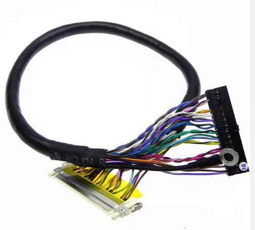 कस्टम केबल डिजाइन एलवीडीएस केबल असेंबलीः 30Gbps बैंडविड्थ, 100% सिग्नल अखंडता परीक्षण, औद्योगिक स्वचालन और चिकित्सा इमेजिंग सिस्टम के लिए