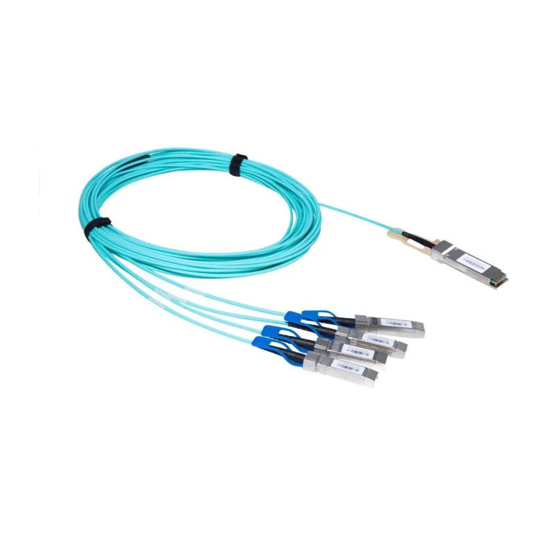 QSFP-40G एक्टिव ऑप्टिकल केबल OM3 1M 2M 3M 5M 7M 10M QSFP28 100G से 100G AOC केबल वायर हार्नेस निर्माता