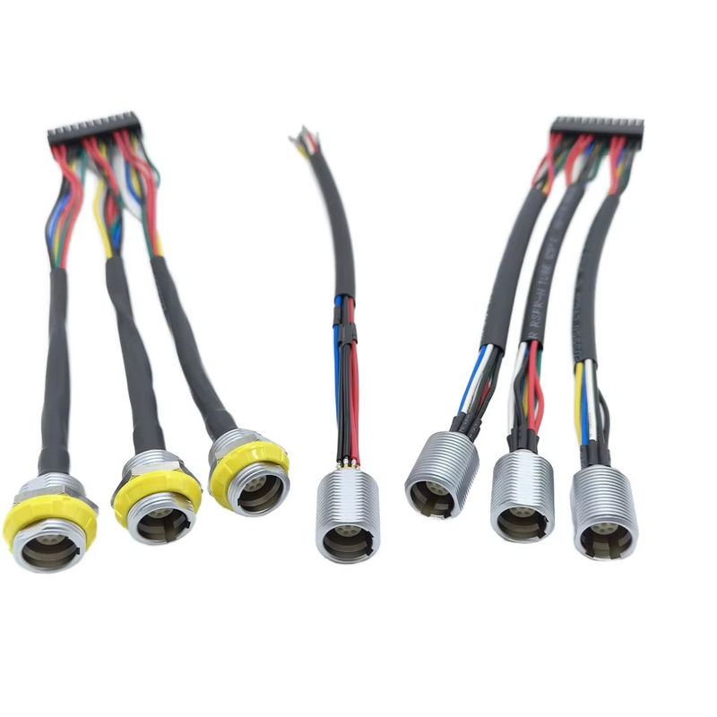 मेडिकल केबल निर्माता ग्रेड केला प्लग महिला कनेक्टर केबल के लिए OD4.0/OD5.0 रोगी मॉनिटर या नैदानिक उपकरण के लिए चिकित्सा केबल निर्माण