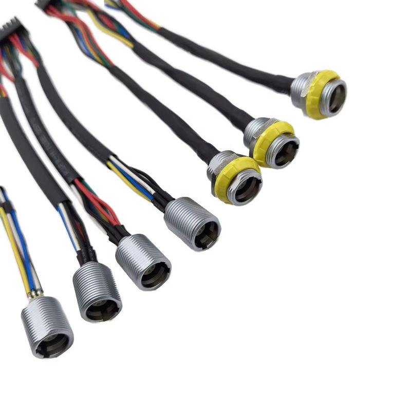 मेडिकल केबल निर्माता ग्रेड केला प्लग महिला कनेक्टर केबल के लिए OD4.0/OD5.0 रोगी मॉनिटर या नैदानिक उपकरण के लिए चिकित्सा केबल निर्माण