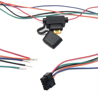 टिकाऊ वाहन UL 1007 22awg केबल प्रकार और 20awg केबल रंग के साथ कस्टम कार वायरिंग हार्नेस