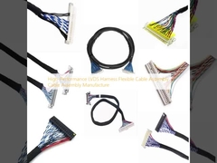 उच्च प्रदर्शन वाले एलवीडीएस हार्नेस लचीला केबल असेंबली केबल असेंबली निर्माण