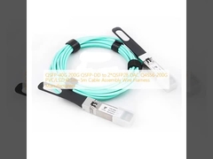 QSFP-40G 200G QSFP-DD से 2*QSFP28 DAC Q4S56-200G पीवीसी/LSZH0.5m~5m केबल असेंबली वायर हार्नेस निर्माता