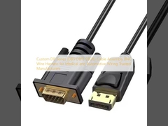 कस्टम डीबी सीरीज (डीबी9 डीबी15 डीबी26) केबल असेंबली  चिकित्सा और ऑटोमोटिव वायरिंग के लिए बीएनसी वायर हार्नेस  विश्वसनीय निर्माता